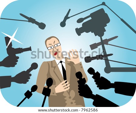 The man is not ready for the interview. You can find vector version of this image in my portfolio.