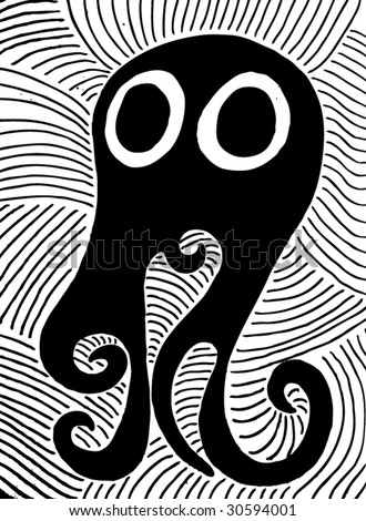 Funny Pictures Eyes. with funny big eyes squid