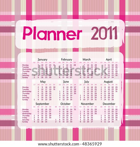 2011 calendar template. 2011 Calendar template in