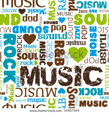 i love music backgrounds. stock vector : i love music