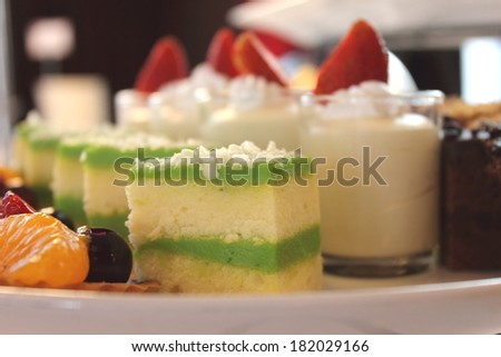 assorted cake