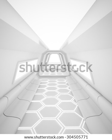 The Cyber room design white background
