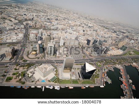 Deira Cityscape In The Emirate Of Dubai