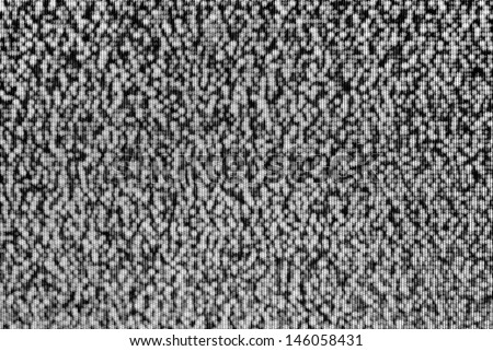 Analog TV CRT kinescope noise. Texture - black & white TV screen - no signal.