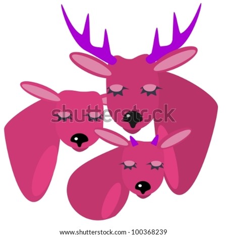 Cartoon Buck Deer