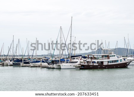 Pattaya,Thailand-July 20 2014 : Marine Yacht Club ,Pattaya, Thailand.