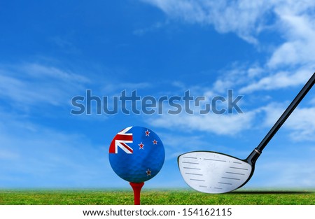 Tee off golf ball New Zealand
