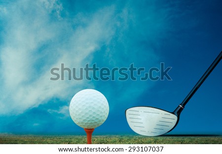 Golf ball Color Vintage