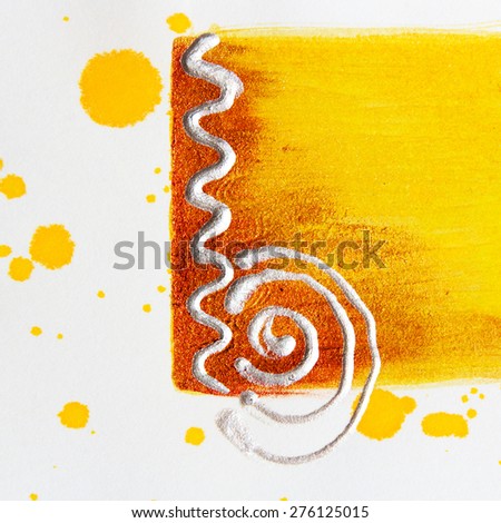 yellow and orange painted texture