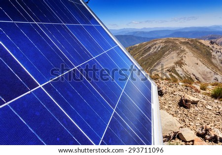 solar battery - alternative energy source