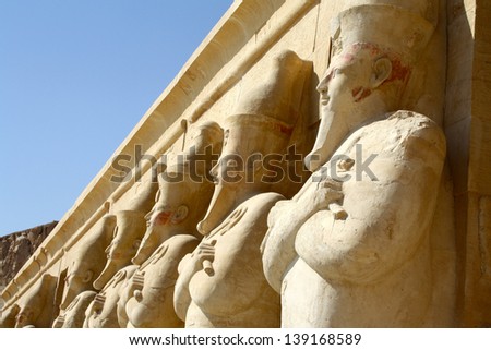 Statues at The Valley of the Queens, Luxor, Egypt