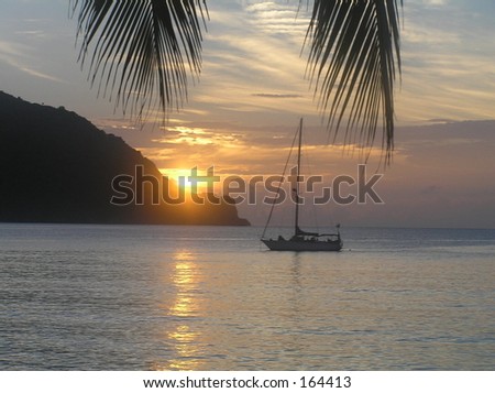 Another sunset - a lovely one though. From Pirates Bay in Tobago.