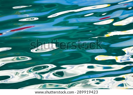 Abstract background photography. Bright blue water art