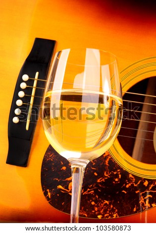 Wine and Guitar
