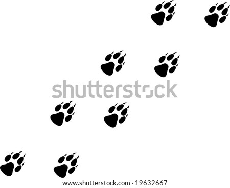 anime wolf paws. wolf+paw+print+outline