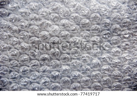 A Macro Photo of Bubble Wrap