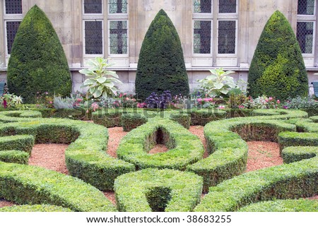Symmetrical French Garden