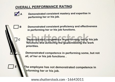 Performance rating
