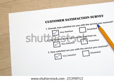 Product satisfaction survey