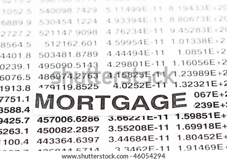 Mortgage Rate all numbers for background use.