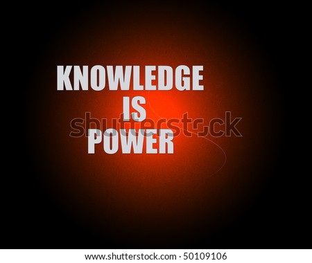 Knowledge is power concept, illustration high resolution digital.