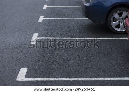 road marking parking