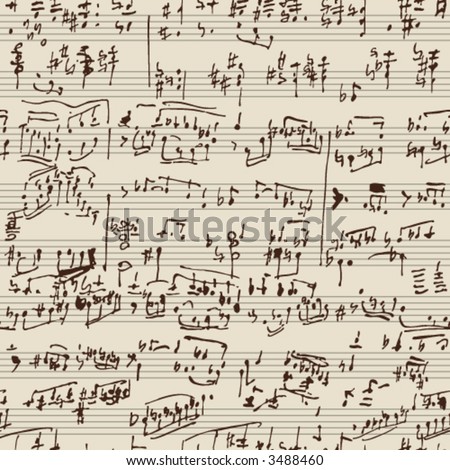 music notes wallpaper. Music notes manuscript