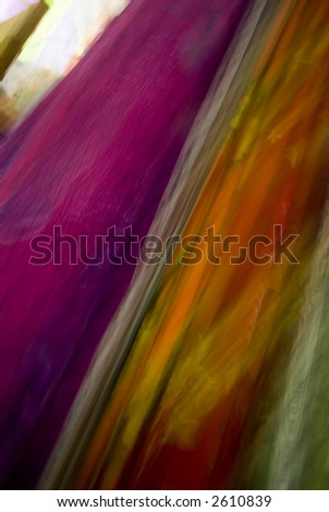 Colors in motion blur