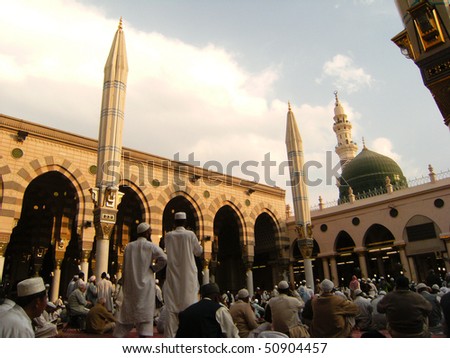 stock photo MEDINA KINGDOM OF SAUDI ARABIA KSA JAN 10 