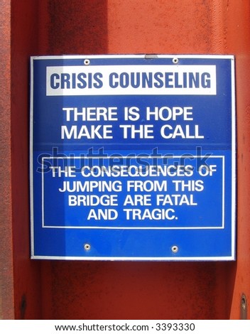 Crisis Counseling Jump From Bridge Warning... 