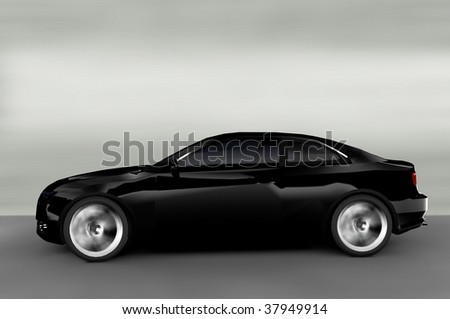 Acceleration - Black Executive Business Car