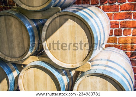 oak barrel for storage of wine