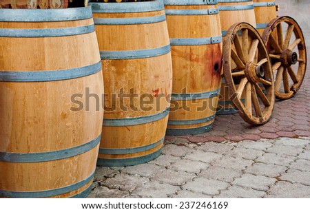 cask storage of alcoholic beverages