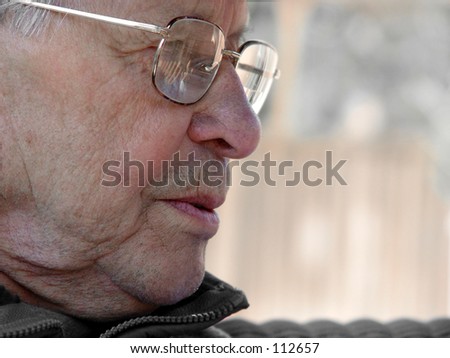 An old man talking