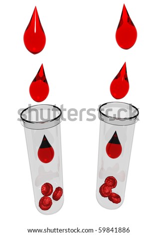 blood drops falling. stock photo : Blood drops with