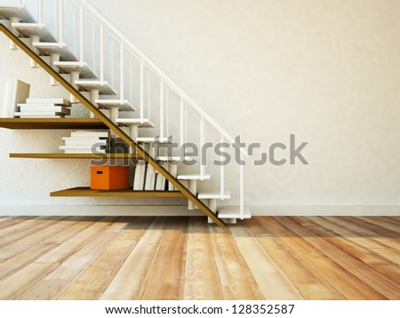 Using A Space Under The Stairs, Rendering