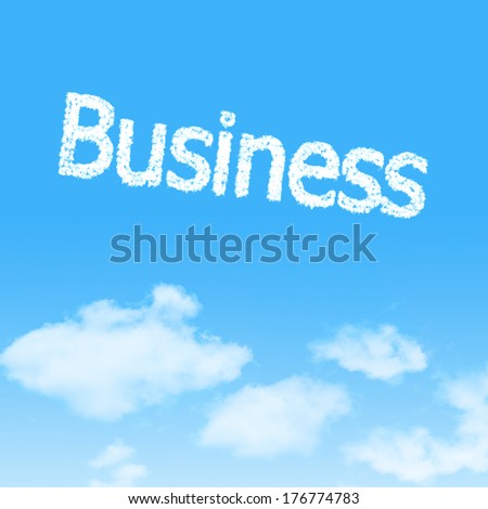 cloud icon with design on blue sky background