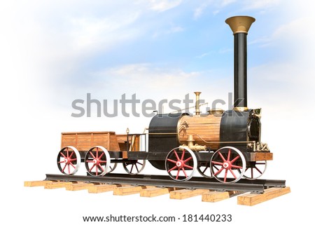 Old steam locomotive