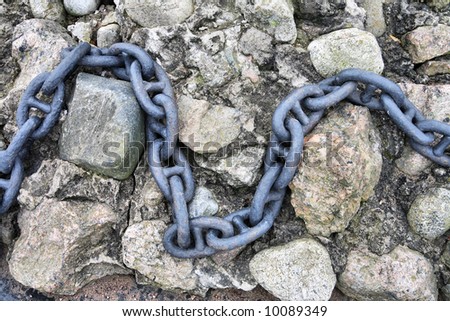 Chain on the stones
