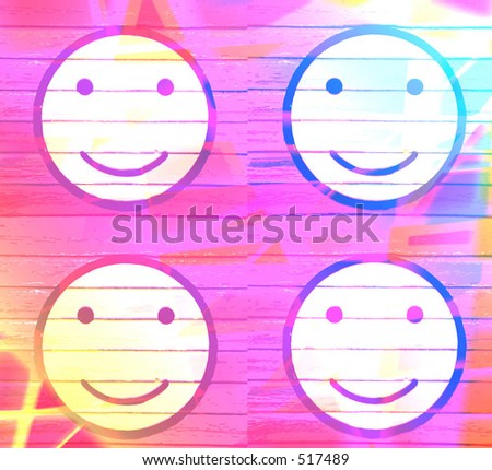 smiley background. style smiley background