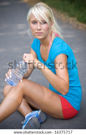 cool water after the long run