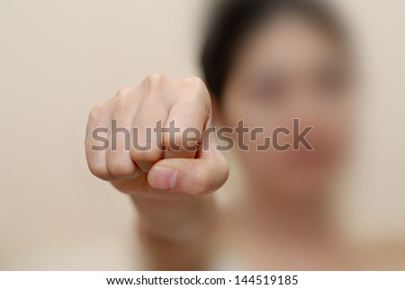 woman fist