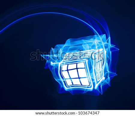 Abstract background - magic cube-rubik.