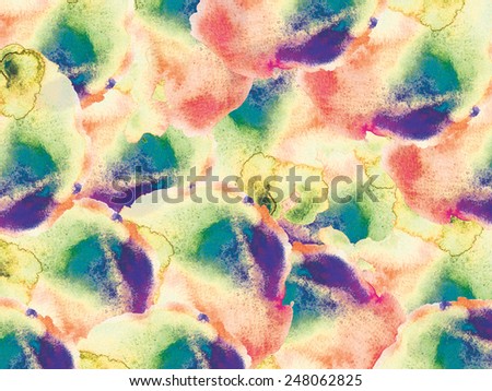 abstract watercolor  background. hand made drawing. impressionism style. suitable for various designs and scrapbooking