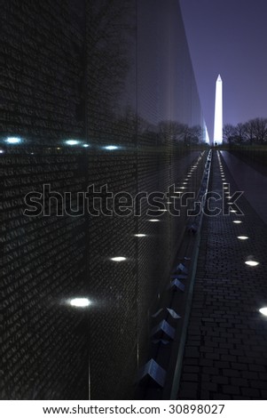 Vietnam Memorial Night The