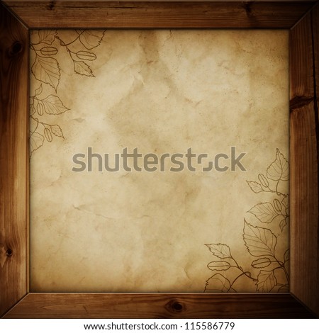 background, brown, frame, yellow, nature, old, ornamental, paper, pattern, rough, structure,surface, texture, textured, timber, vintage, wood, wooden, aged, drawing, frayed, parchment, poster, rustic