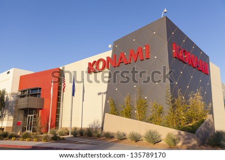 LAS VEGAS - APRIL 19: Konami Gaming on April 19, 2013  in Las Vegas. Konami Hires Industry veteran Mark Morton, as regional sales director.