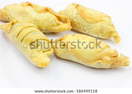 Curry puff or Malay delicacy