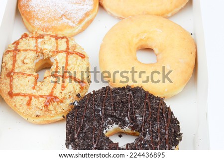 Assorted donut in box