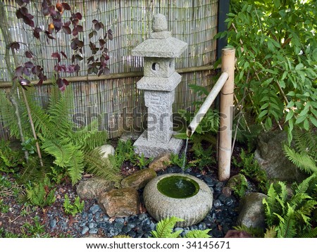 Beautiful Decorative Japanese Home Garden Bamboo Waterfall Pond ...